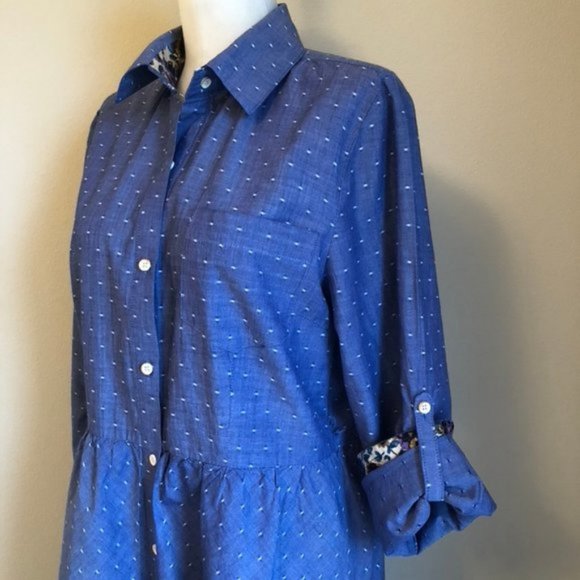 Isabelle Sinclair Cotton Cottage Core Shirt Dress - Picture 4 of 9